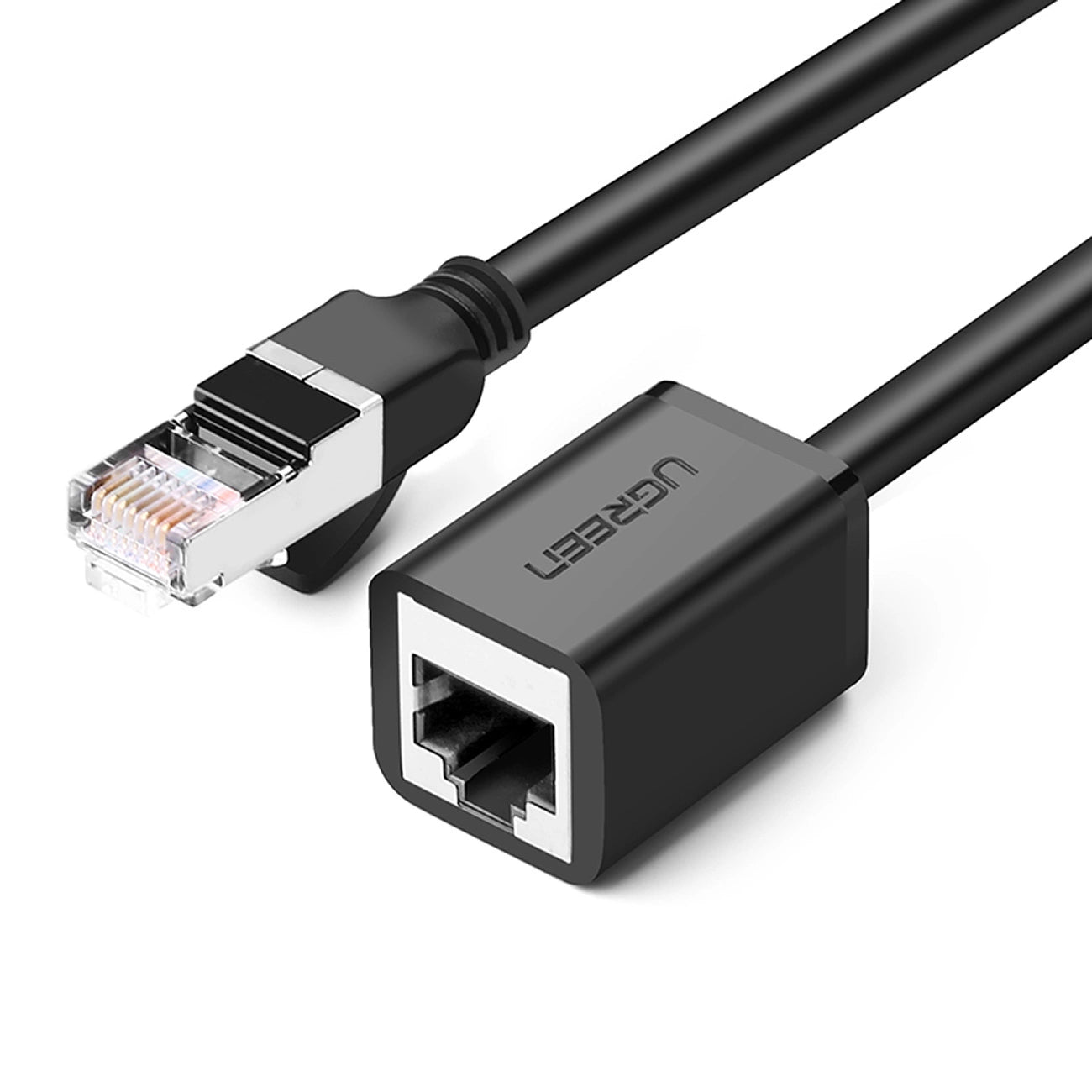 Ugreen NW112 11278 Network Ethernet Cable RJ45 (female) - RJ45 (male) F/UTP Cat. 6 1 Gbps 0.5m - black_1
