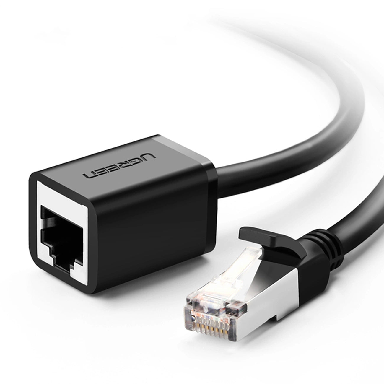 Ugreen NW112 11278 Network Ethernet Cable RJ45 (female) - RJ45 (male) F/UTP Cat. 6 1 Gbps 0.5m - black_2