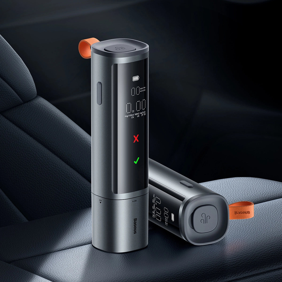 Electronic Breathalyzer Baseus SafeJourney Pro (Grey)_20