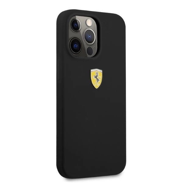 Ferrari FESSIHMP13XBK iPhone 13 Pro Max 6.7" black/black hardcase Silicone MagSafe_3