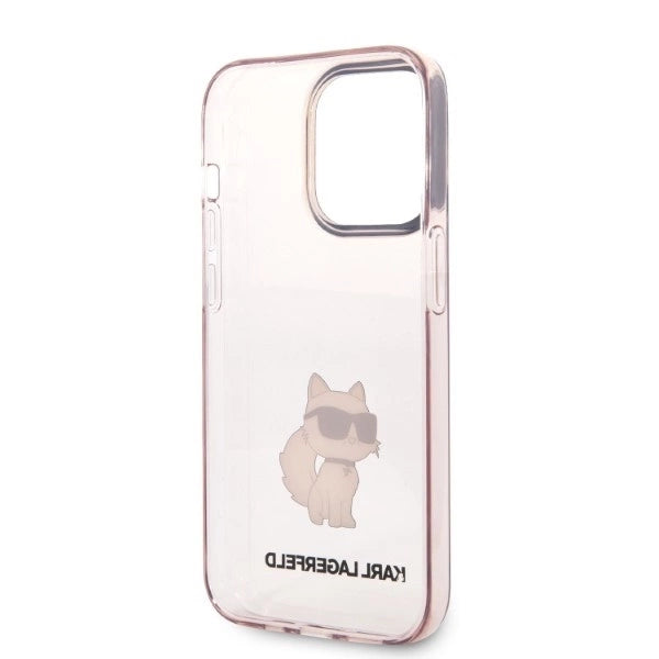 Karl Lagerfeld KLHCP14LHNCHTCP iPhone 14 Pro 6.1" pink/pink hardcase Ikonik Choupette_6