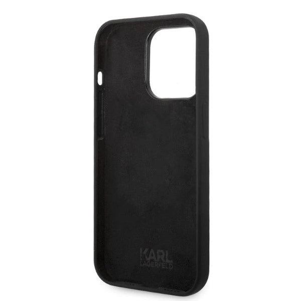 Karl Lagerfeld Silicone Ikonik case for iPhone 14 Pro Max - black_6