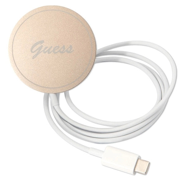Set Guess GUBPP14SHMEACSK Case+ Charger iPhone 14 6.1" black/black hard case Marble MagSafe_7
