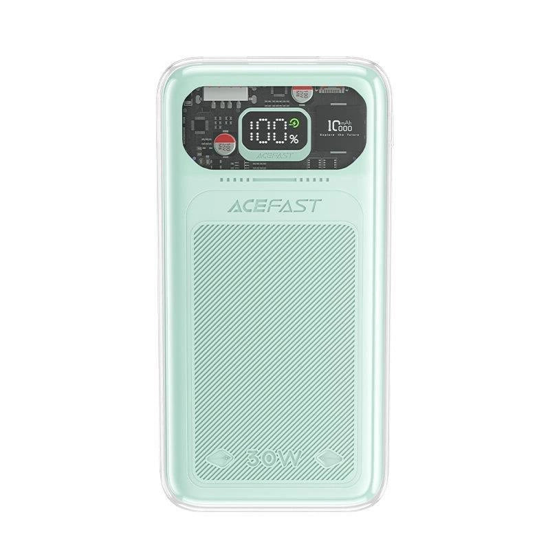 Acefast powerbank 10000mAh Sparkling Series fast charging 30W green (M1)_0