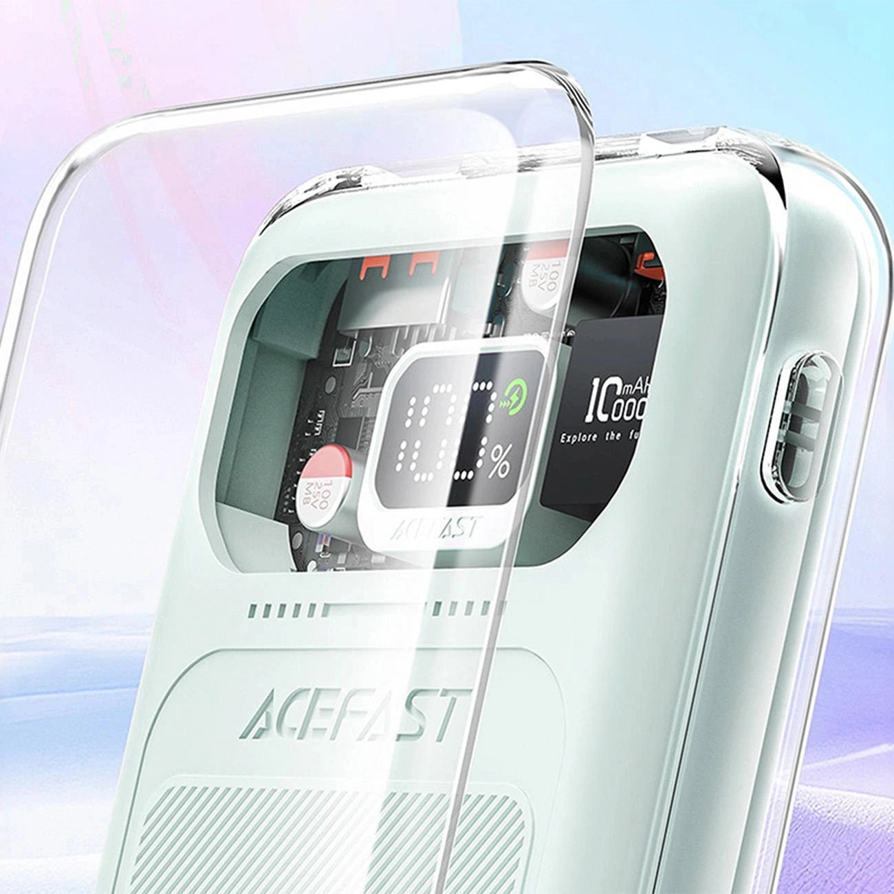 Acefast powerbank 10000mAh Sparkling Series fast charging 30W green (M1)_5