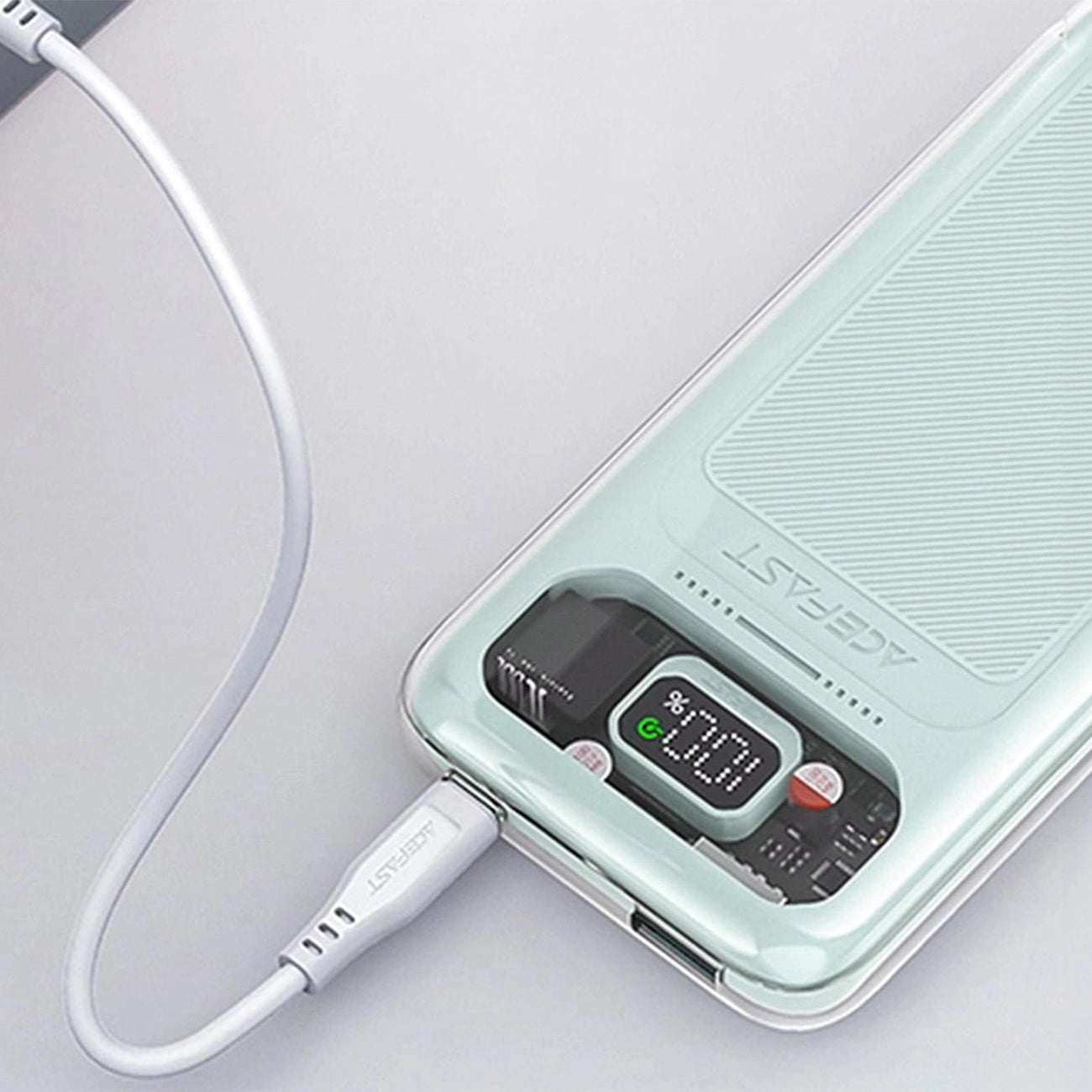 Acefast powerbank 10000mAh Sparkling Series fast charging 30W green (M1)_6