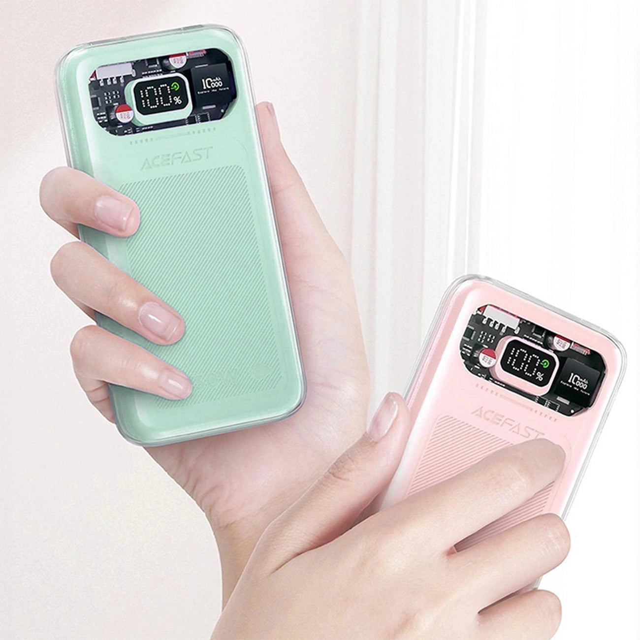 Acefast powerbank 10000mAh Sparkling Series fast charging 30W green (M1)_7