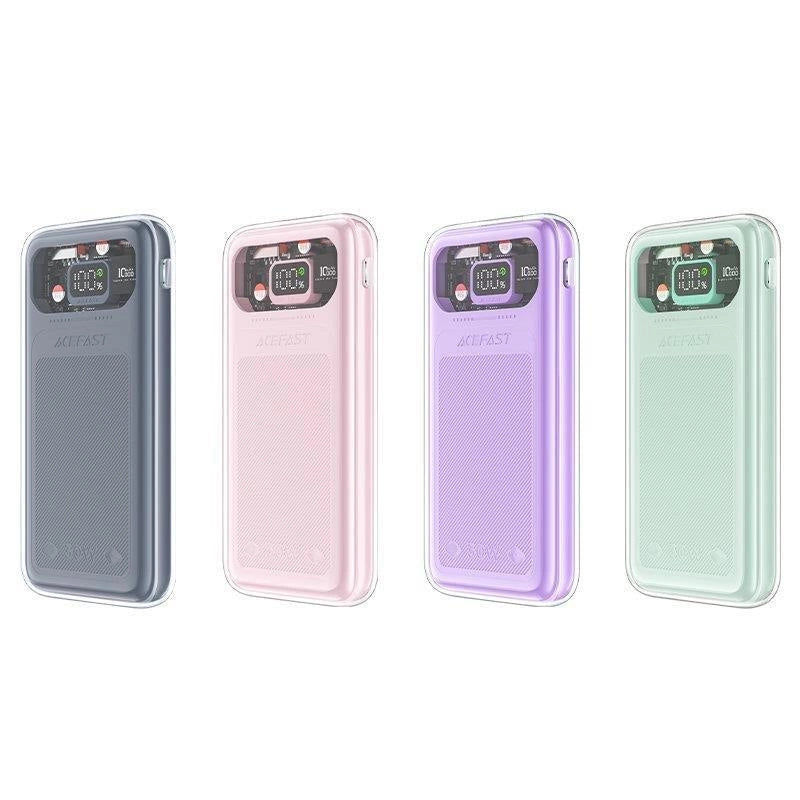 Acefast powerbank 10000mAh Sparkling Series fast charging 30W green (M1)_3