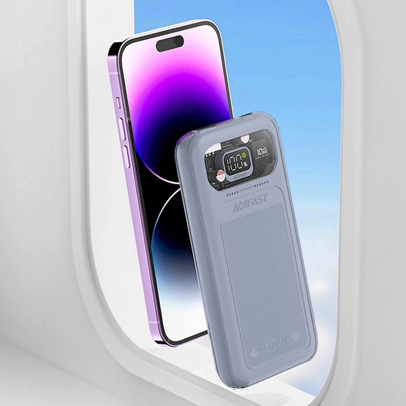 Acefast powerbank 10000mAh Sparkling Series fast charging 30W gray (M1)_7