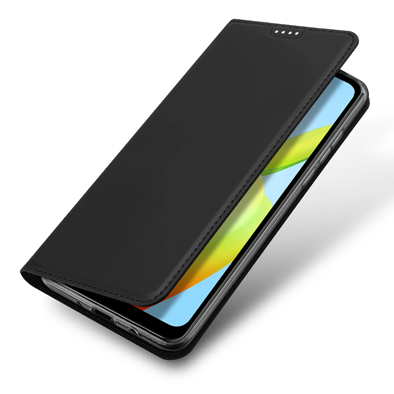 Dux Ducis Skin Pro Case for Xiaomi Redmi A1+ Flip Card Wallet Stand Black_3