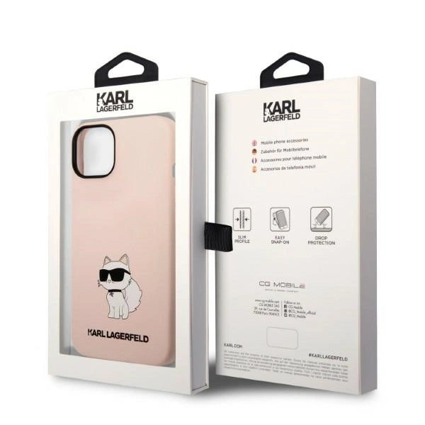 Karl Lagerfeld KLHCP14MSNCHBCP iPhone 14 Plus 6.7" hardcase pink/pink Silicone Choupette_7