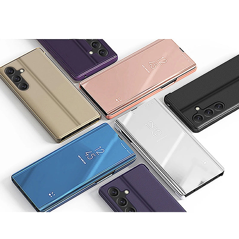 Clear View Case cover for Samsung Galaxy A54 5G flip cover black_3