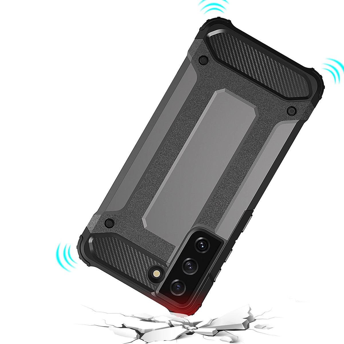 Hybrid Armor case for Samsung Galaxy S23+ armored hybrid cover blue_7
