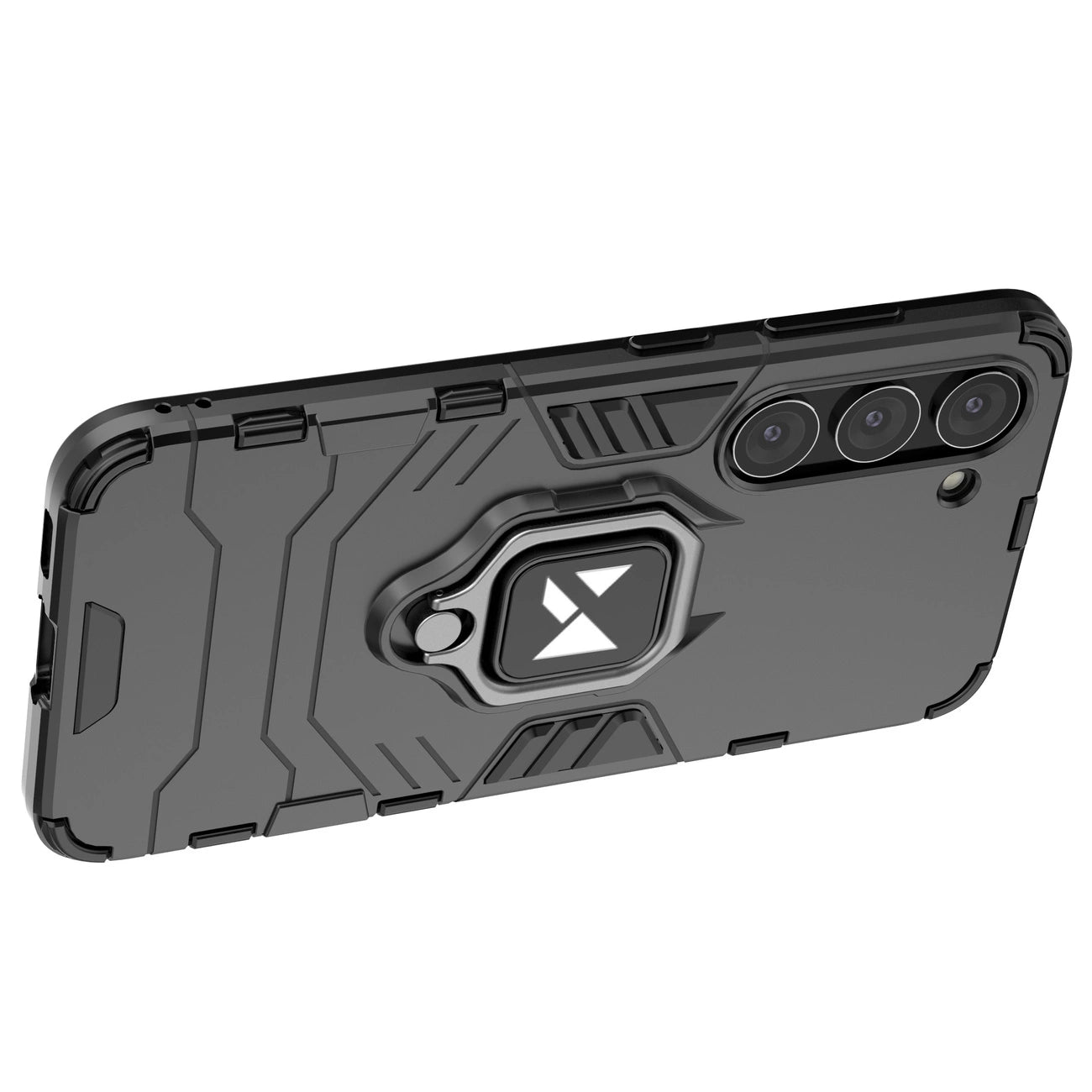 Wozinsky Ring Armor case for Samsung Galaxy S23+ armored cover magnetic holder ring black_16