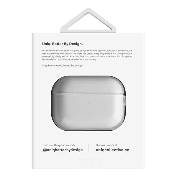Uniq case Glase AirPods Pro 2 gen transparent/glossy clear_4