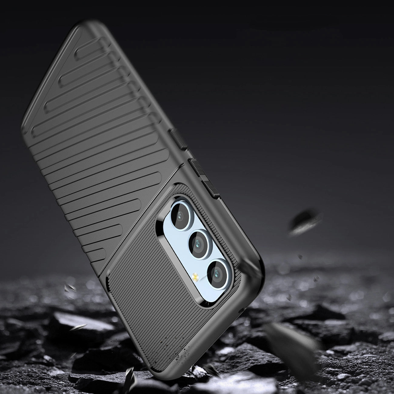 Thunder Case case for Samsung Galaxy A54 5G silicone armored cover blue_2