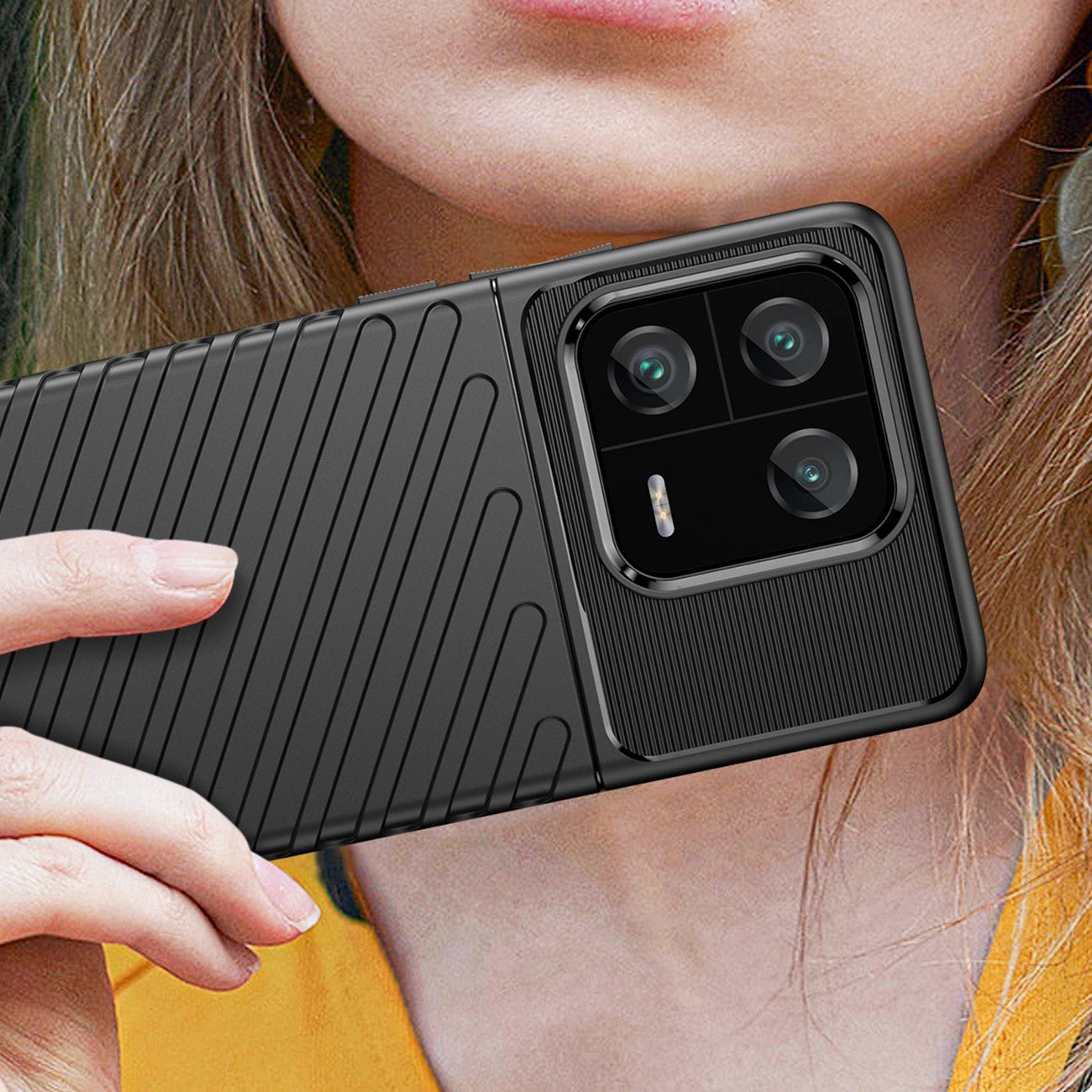 Thunder Case case for Xiaomi 13 Pro silicone armor case black_4