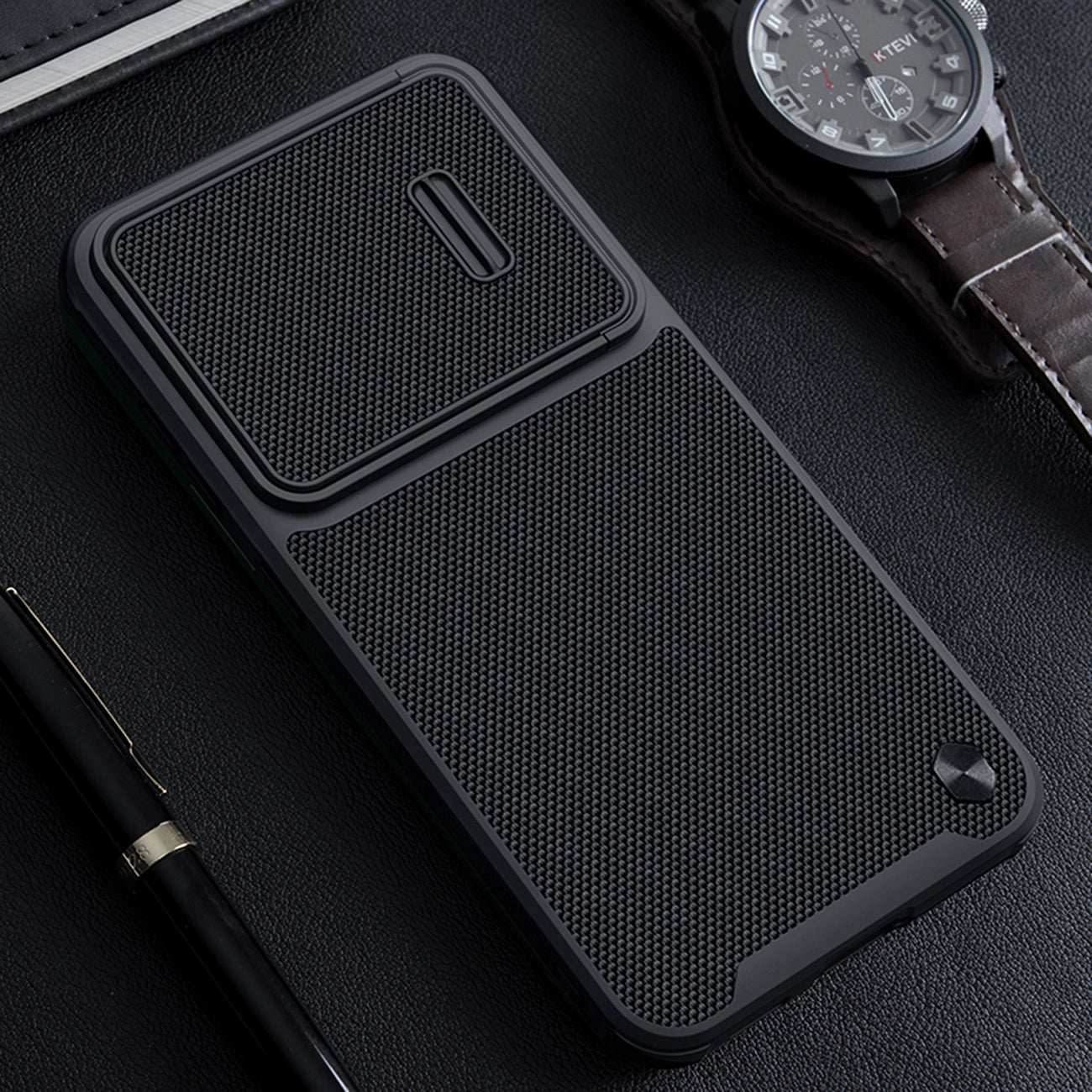 Nillkin Textured S Case for Samsung Galaxy S23+ armored cover with camera cover black_15