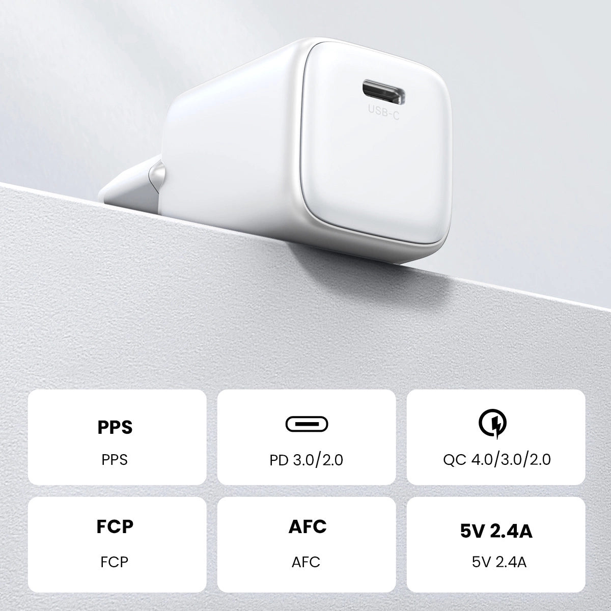 CARGADOR UGREEN NEXODE MINI GAN 30W WHITE_8