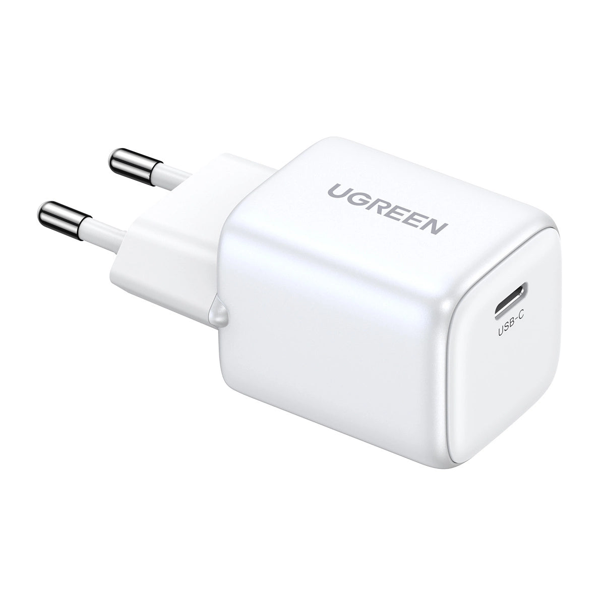 Ugreen Nexode mini CD318 15324 GaN 20W USB-C PD 3.0 / QC 4.0 network charger - white_2