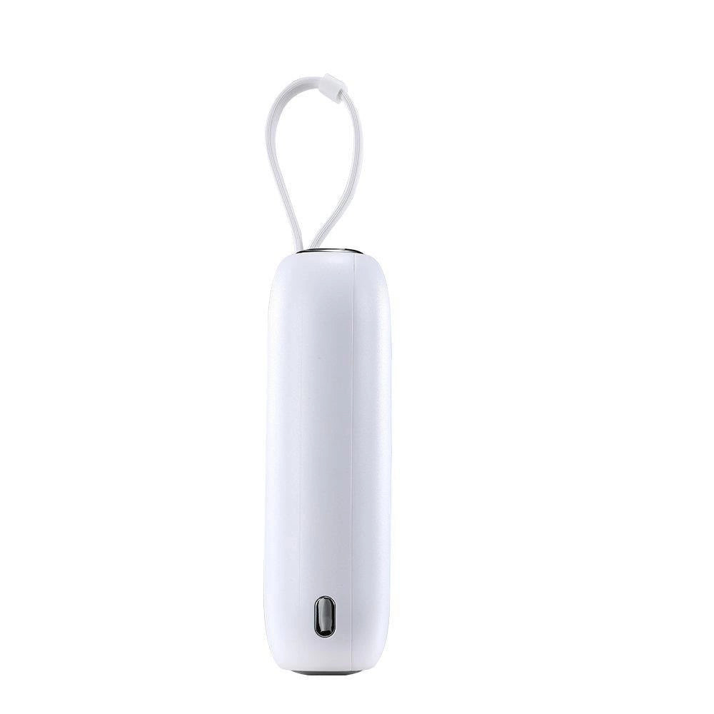 Joyroom mini powerbank 10000mAh Colorful Series 22.5W with 2 built-in USB C and Lightning cables white (JR-L012)_8