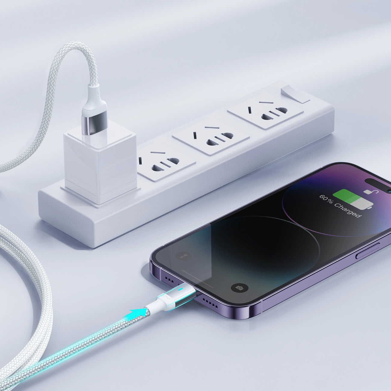 Joyroom S-CL020A10 (white) USB Lightning Type C 20W 2m cable_9