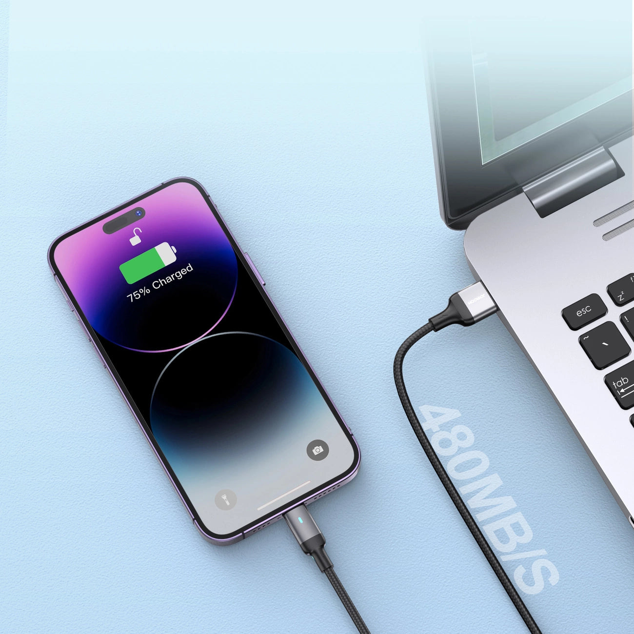 Joyroom S-CL020A10 (black) USB Lightning Type C 20W 1.2m cable_12