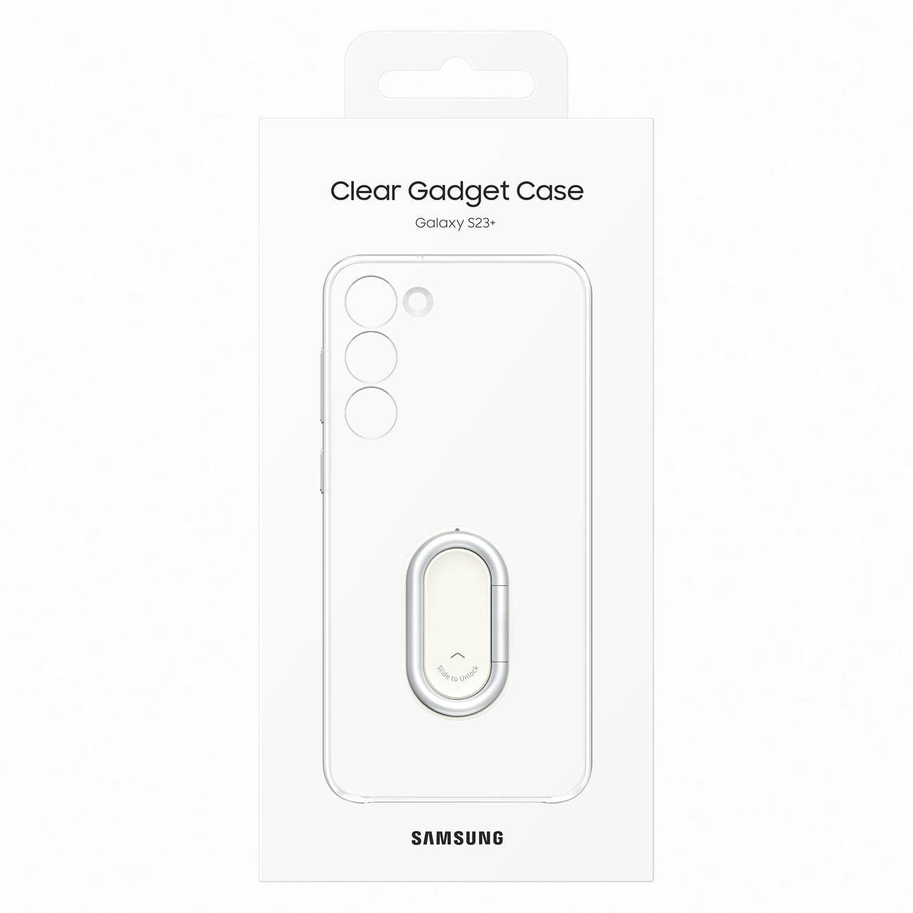 Samsung Clear Gadget Case for Samsung Galaxy S23+ cover ring holder stand transparent (EF-XS916CTEGWW)_4