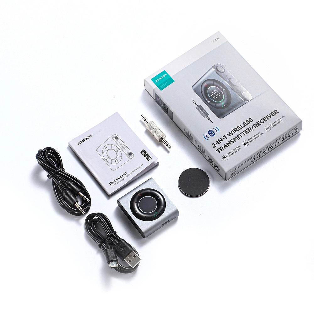 Bluetooth 5.3 AUX transmitter/receiver Joyroom JR-CB1 (gray)_15