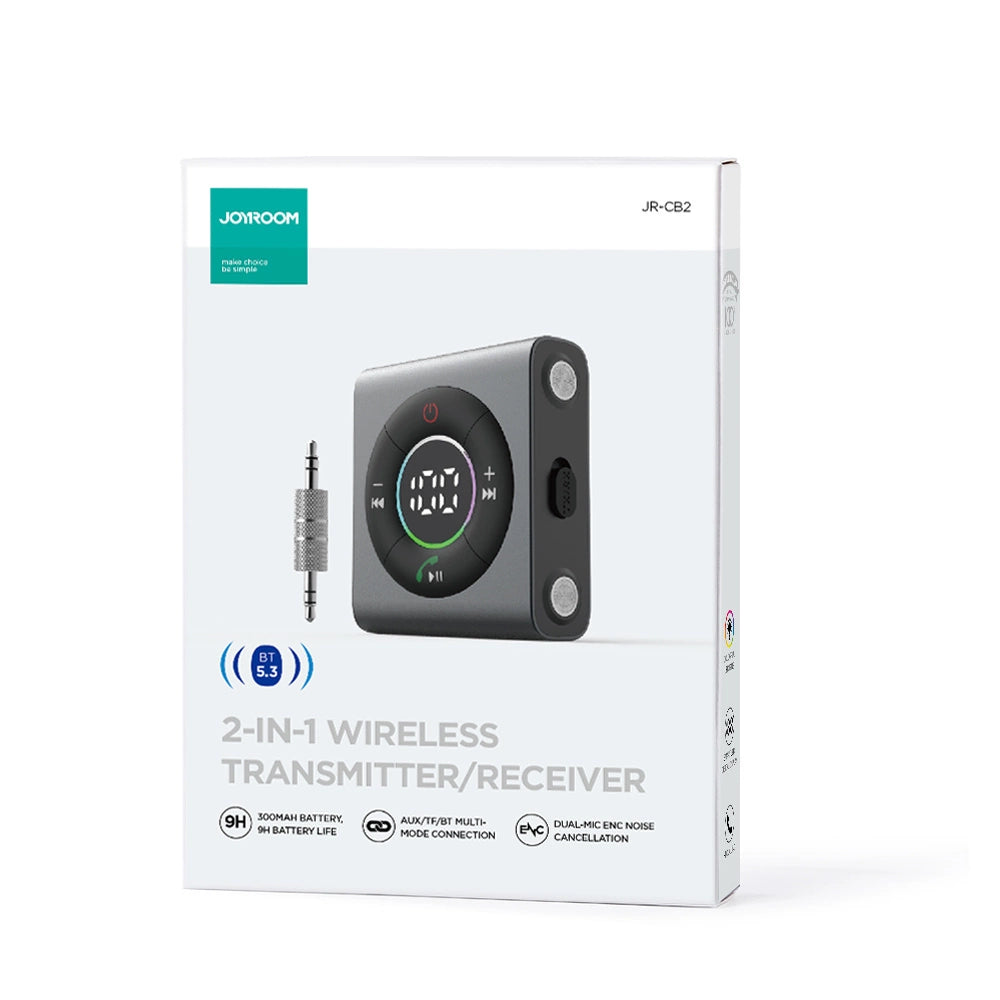 Bluetooth 5.3 AUX transmitter/receiver Joyroom JR-CB1 (gray)_4