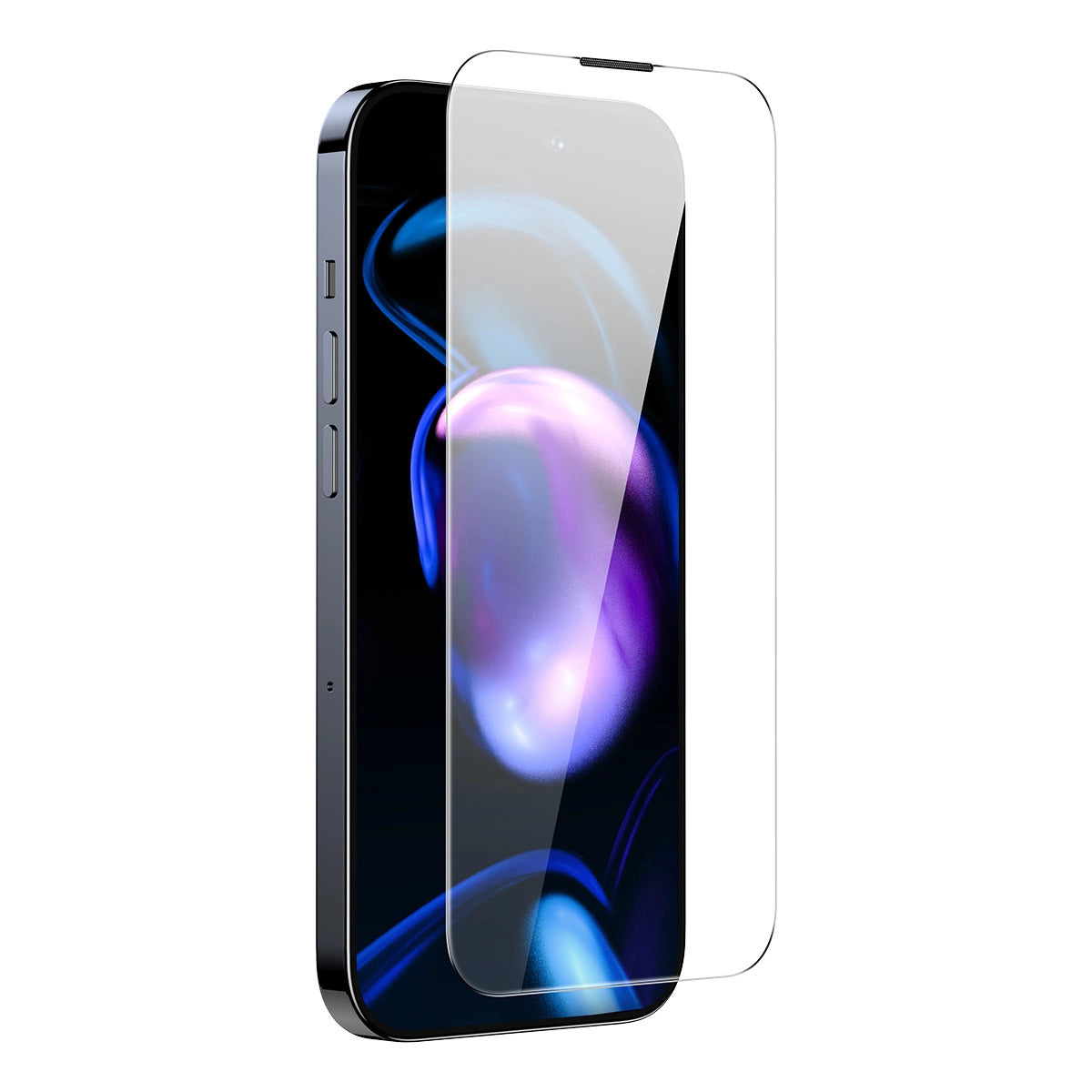 Baseus Set of 2x Tempered Glass for iPhone 14 Pro Full Screen with Speaker Cover 0.3mm + Mounting Frame_2