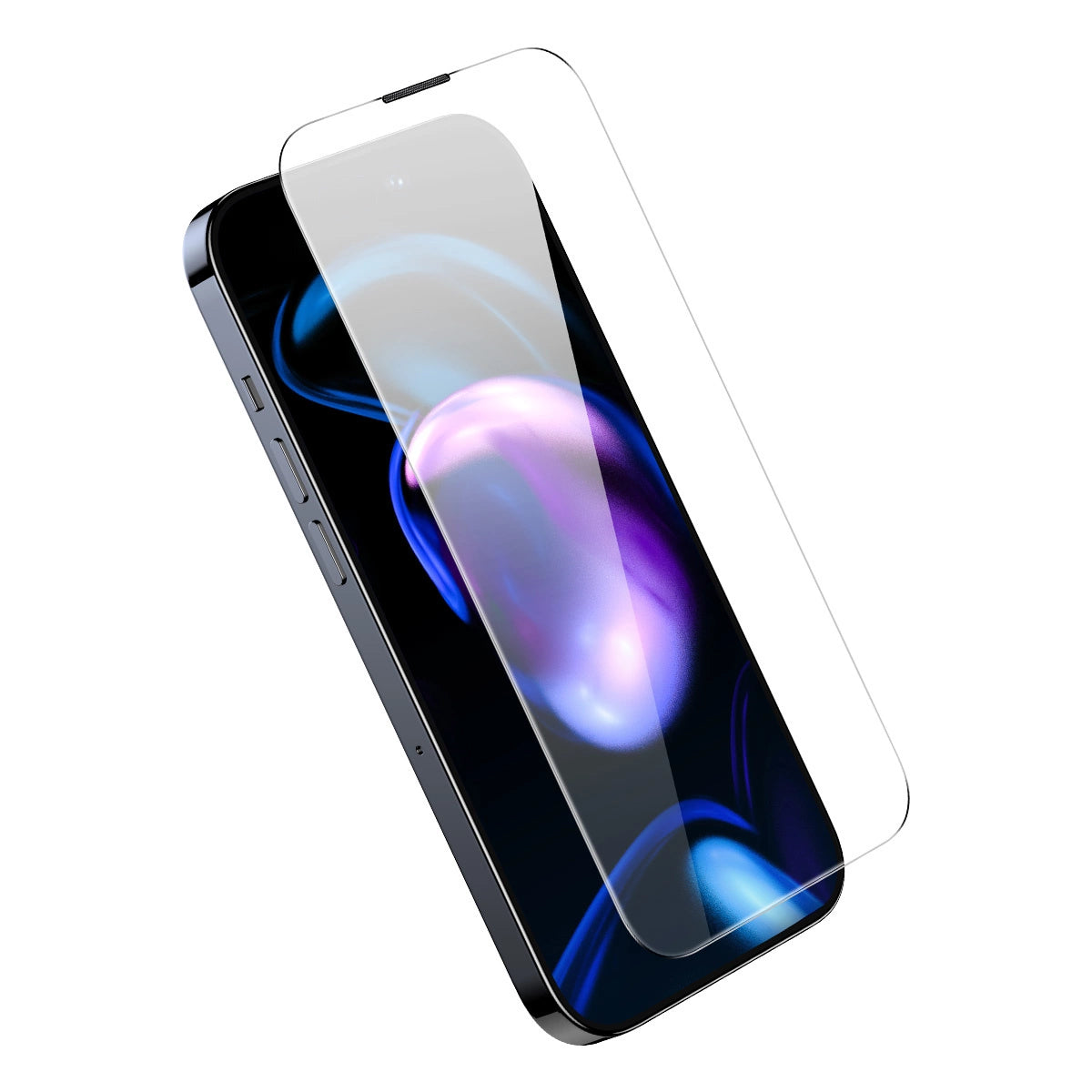 Baseus Set of 2x Tempered Glass for iPhone 14 Pro Full Screen with Speaker Cover 0.3mm + Mounting Frame_3