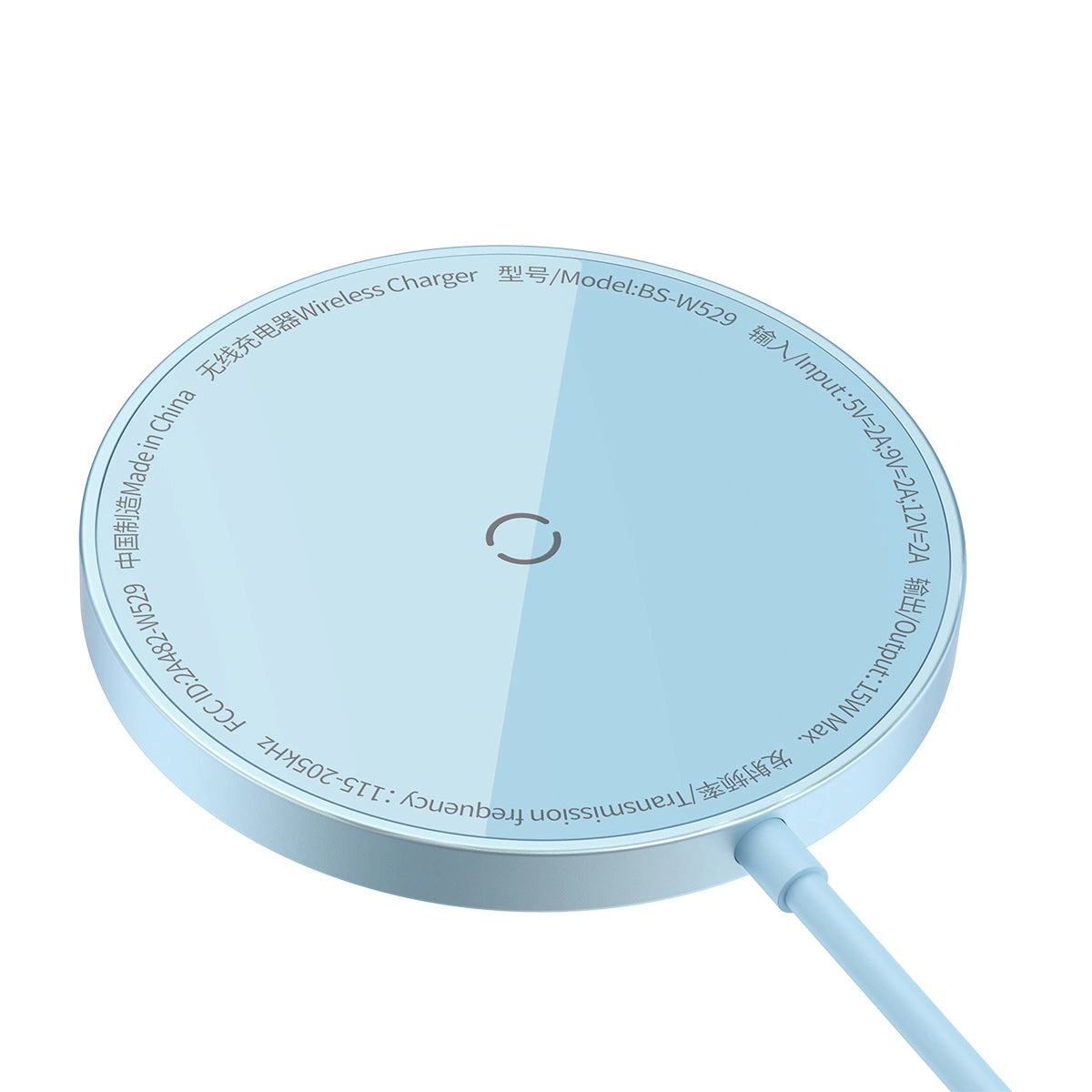 Baseus Simple Mini3 magnetic charger MagSafe Qi 15W blue_14