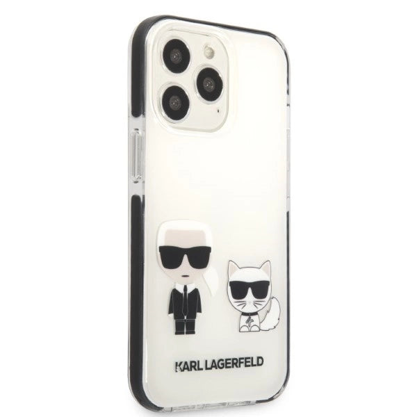Karl Lagerfeld KLHCP13XTPEKCW iPhone 13 Pro Max 6.7" hardcase white/white Karl&Choupette_3
