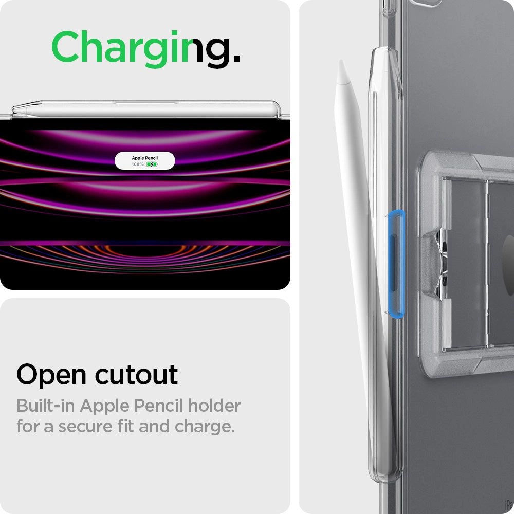 Spigen Airskin Hybrid S Case for iPad Pro 12.9'' 2021 / 2022 - Transparent_13