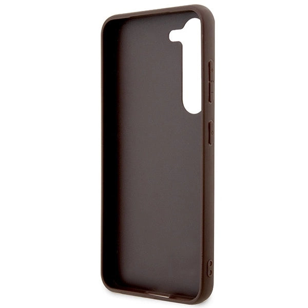 Guess GUHCS23SP4RPSW S23 S911 brown/brown hardcase 4G Printed Stripe_6
