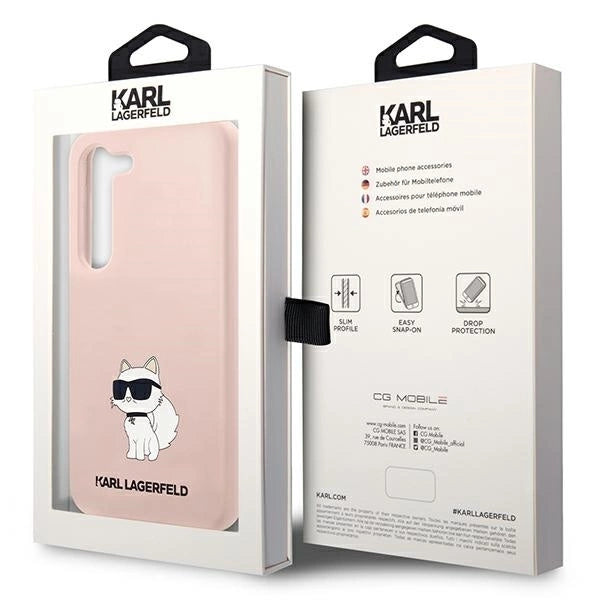 Karl Lagerfeld KLHCS23SSNCHBCP S23 S911 hardcase pink/pink Silicone Choupette_7