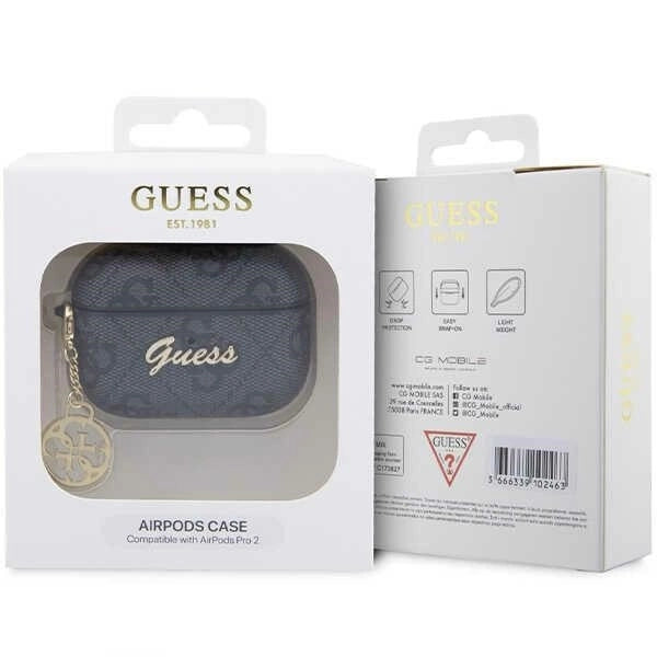 Guess GUAP2G4GSMK AirPods Pro 2 cover black/black 4G Charm Collection_3