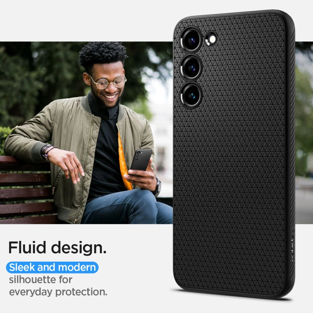 Spigen Liquid Air Case for Samsung Galaxy S23+ - Matte Black_29