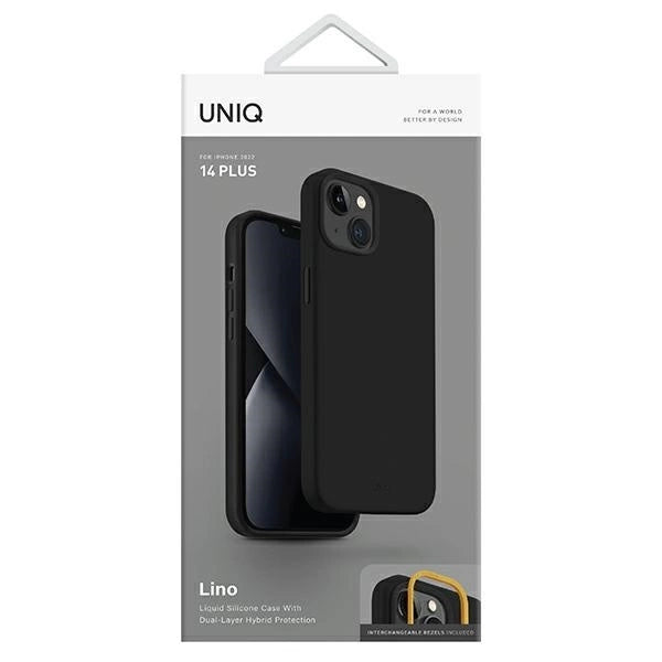 Uniq Lino case for iPhone 14 Plus - black_5