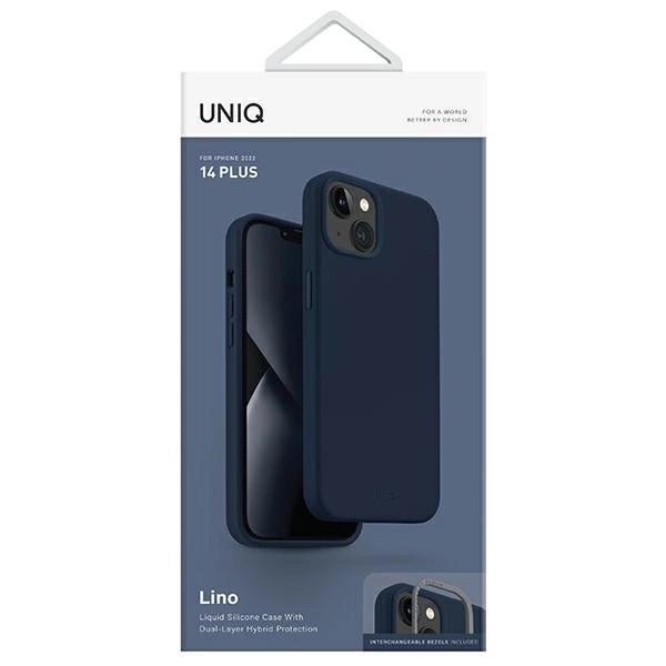 Uniq Lino case for iPhone 14 Plus - blue_6