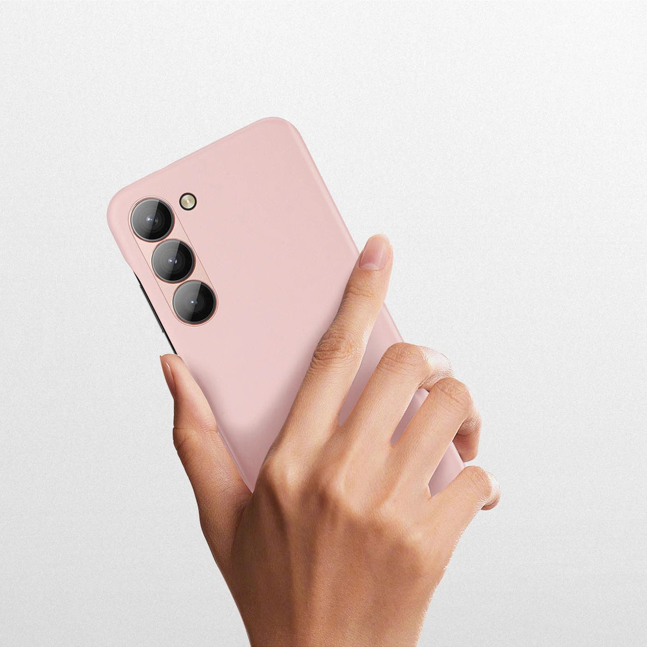 Dux Ducis Grit case for Samsung Galaxy S23+ elegant case made of artificial leather pink_2