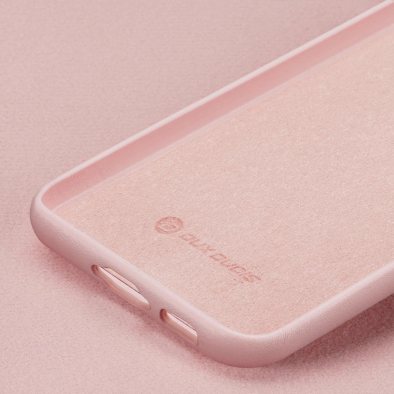Dux Ducis Grit case for Samsung Galaxy S23+ elegant case made of artificial leather pink_8