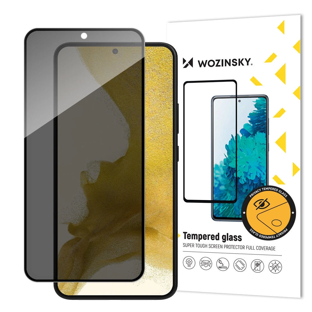 Wozinsky Privacy Glass Samsung Galaxy S23+ tempered glass with Anti Spy privacy filter_0