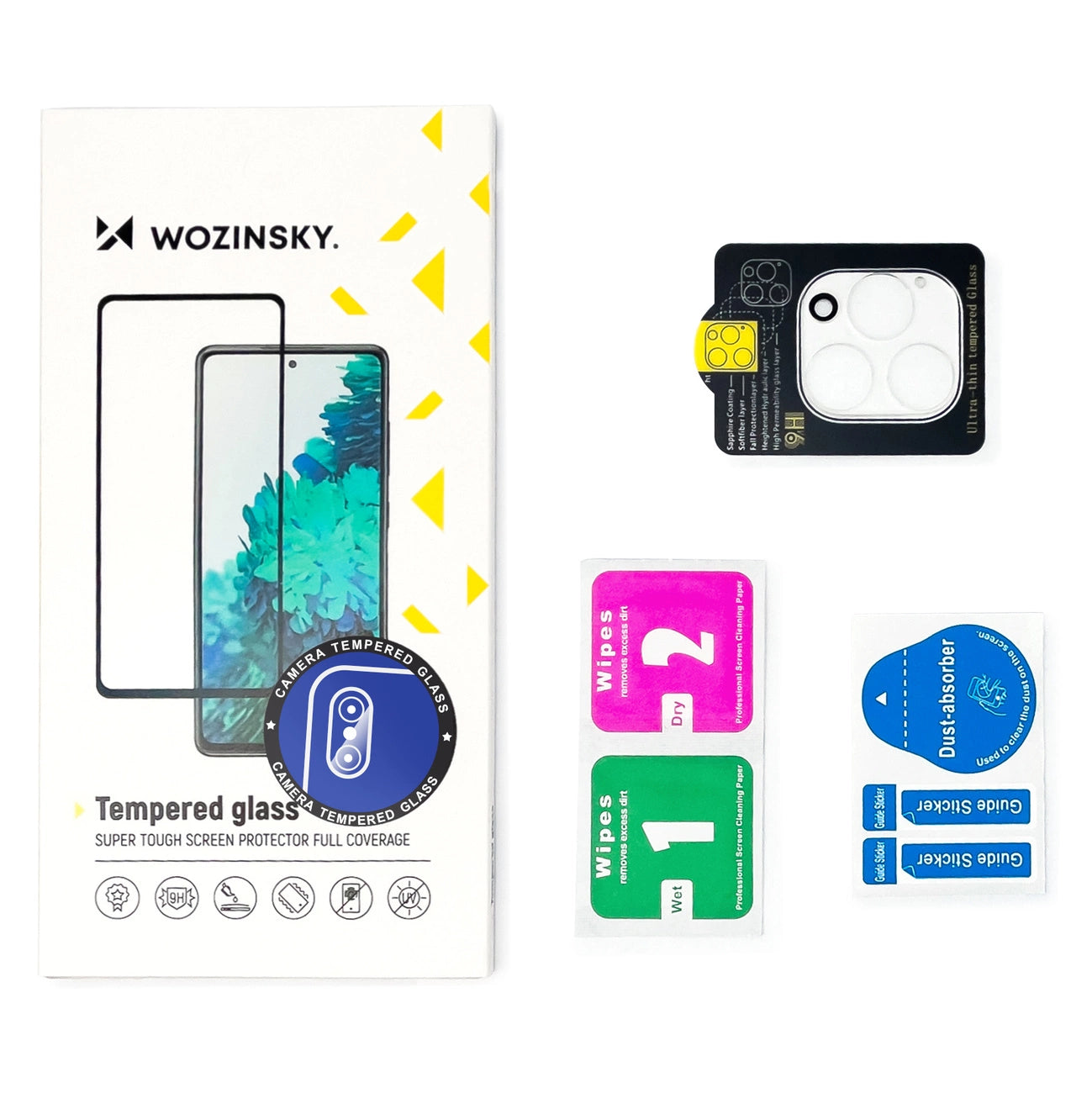 Wozinsky Full Camera Glass Samsung Galaxy S23 tempered glass for 9H camera_2