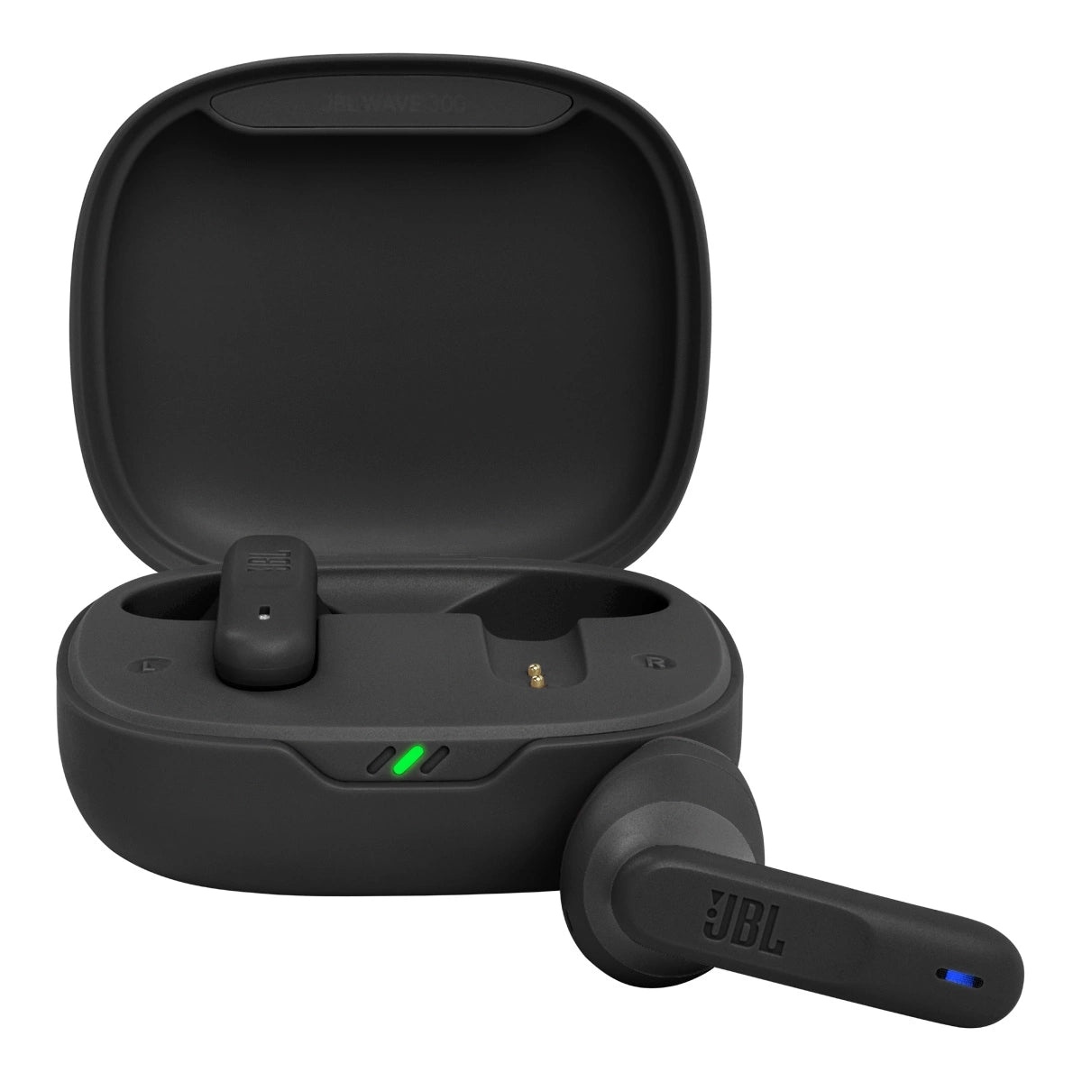 Auriculares Bluetooth JBL Wave 300TWS con estuche de carga/ Autonomía 6h/ Negros_0