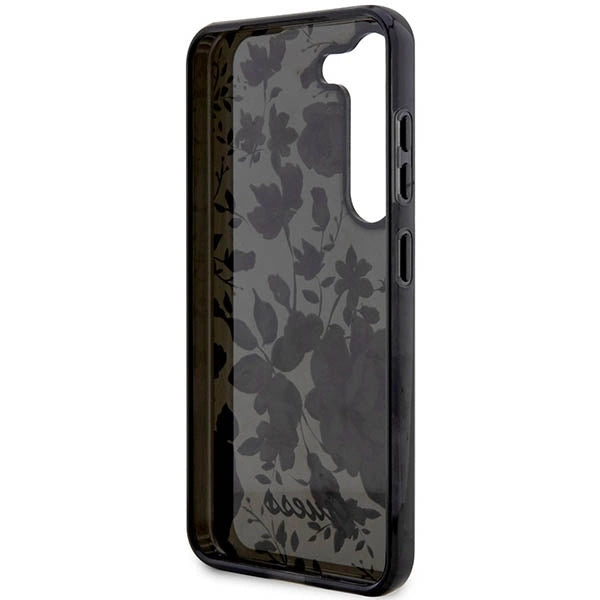 Guess GUHCS23MHCFWSK S23+ S916 black/black hardcase Flower Collection_6