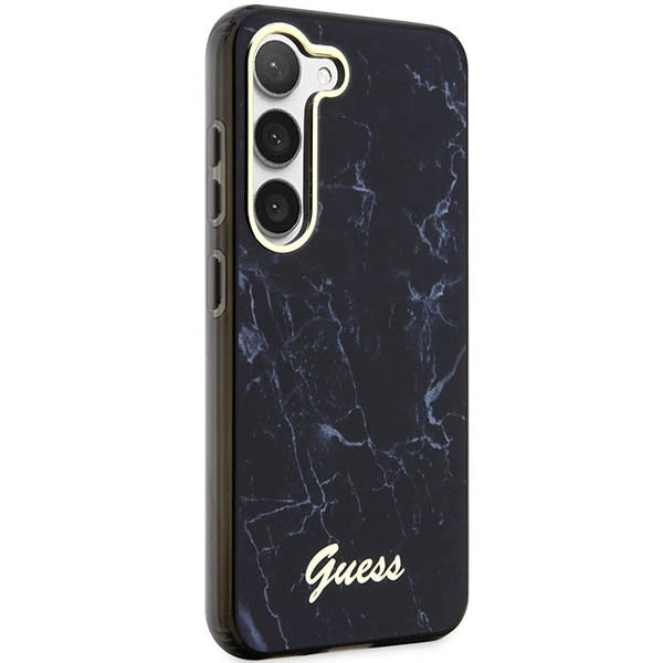 Guess GUHCS23MPCUMAK S23 +S916 black/black hardcase Marble_3