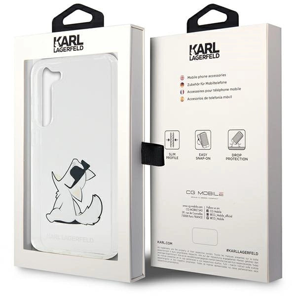 Karl Lagerfeld KLHCS23MCFNRC S23+ S916 transparent hardcase Choupette Fun_7