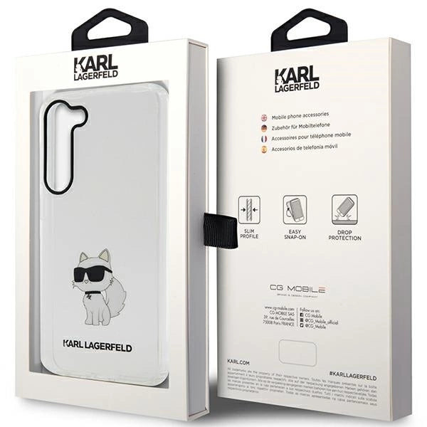 Karl Lagerfeld KLHCS23SHNCHTCT S23 S911 transparent hardcase Ikonik Choupette_7